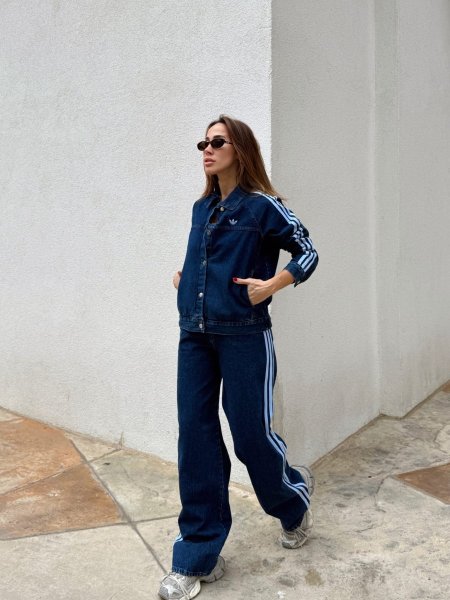 طقم جينز adidas