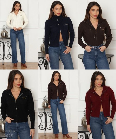 بلوز صوف مع قبة CHANEL